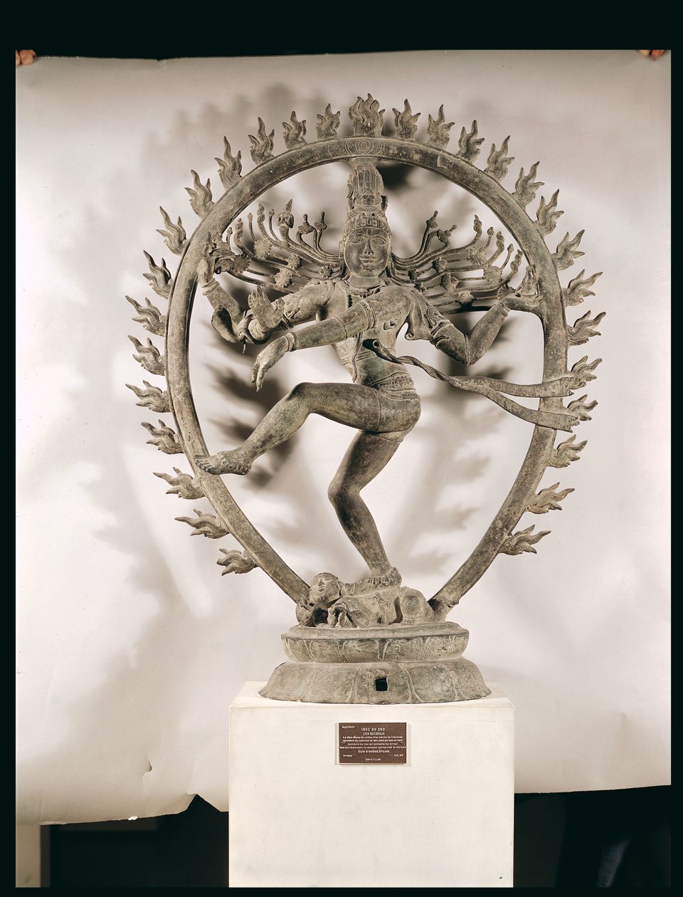 शिव नटराज, द्रविड़ (कांस्य) (यह भी देखें 239922) द्वारा इंडियन स्कूल