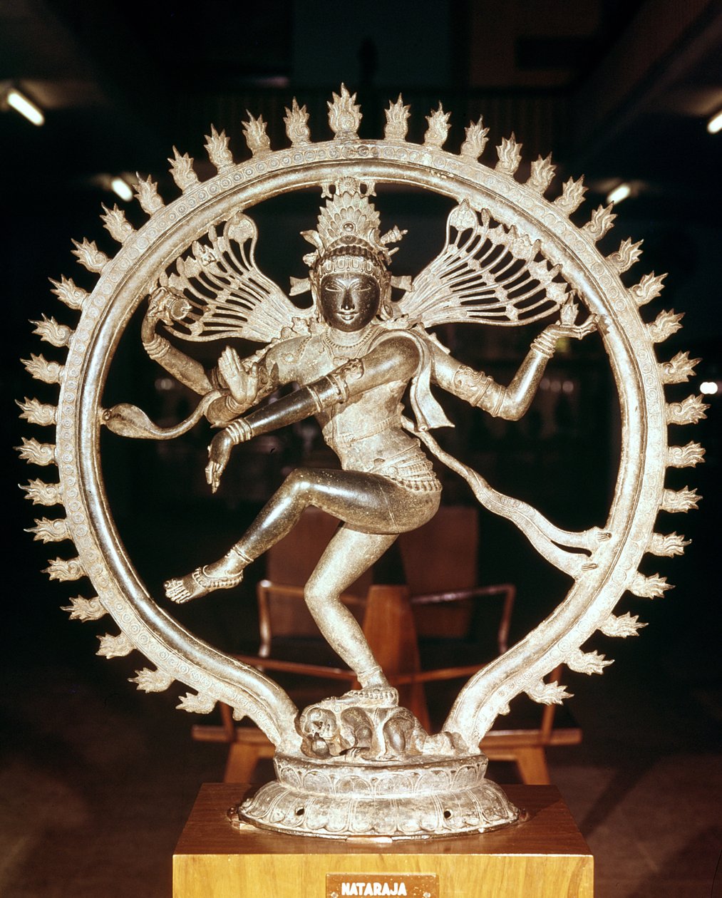 Shiva Nataraja, from Kankoduthavanitham, Tanjore (bronze) द्वारा इंडियन स्कूल