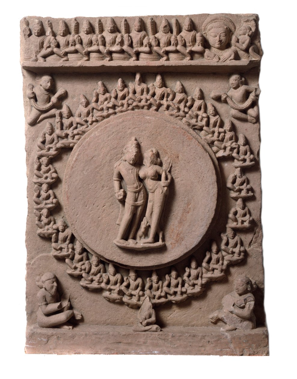 मकरंदनगर से शिव पार्वती (राहत, 9वीं-10वीं शताब्दी) द्वारा इंडियन स्कूल