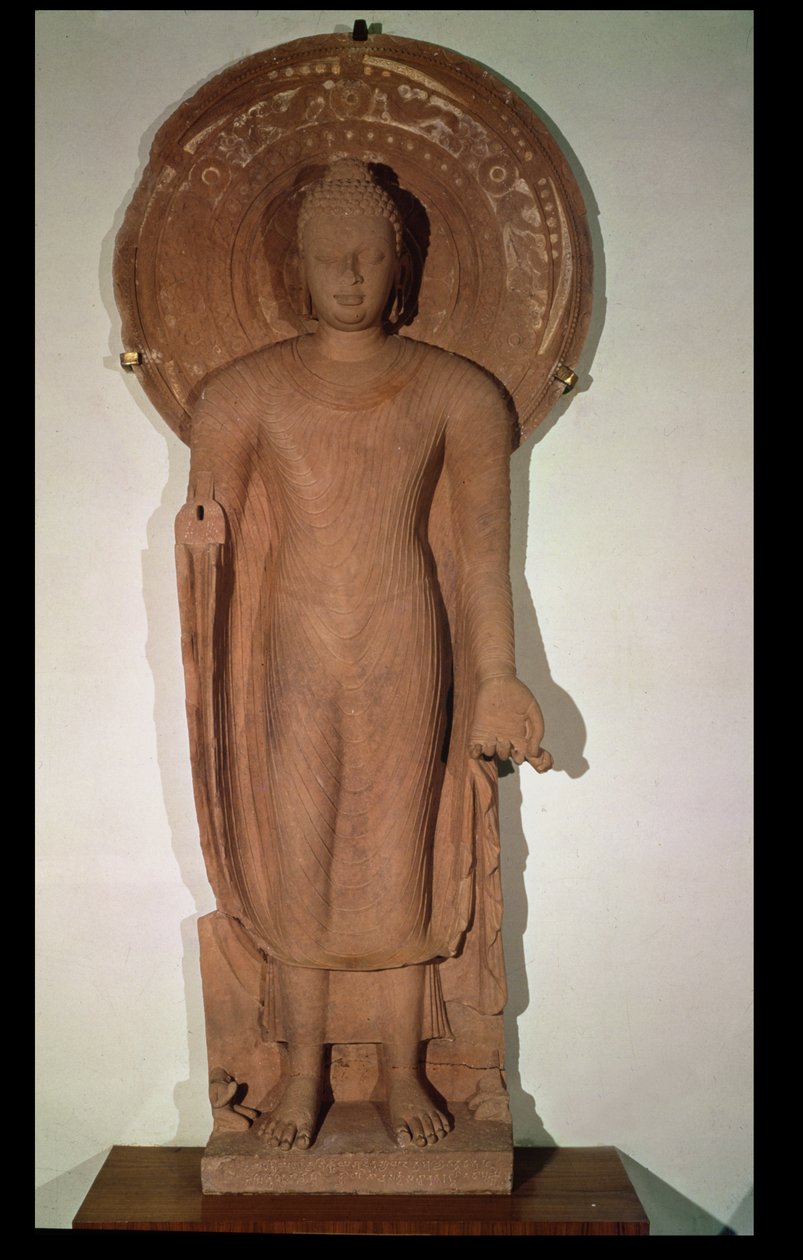 खड़े बुद्ध, जमालपुर से द्वारा इंडियन स्कूल
