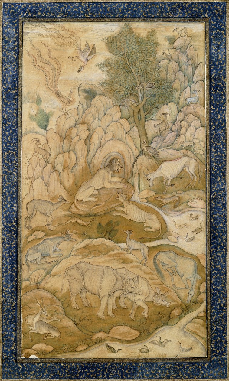 वन के राजा, c.1600-1610 द्वारा इंडियन स्कूल
