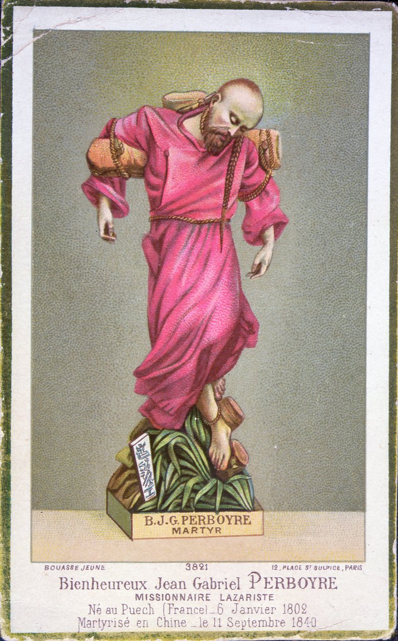 जीन-गैब्रियल पेरोब्रे का पोर्ट्रेट (1802-40) द्वारा इंडो चाइनीज स्कूल