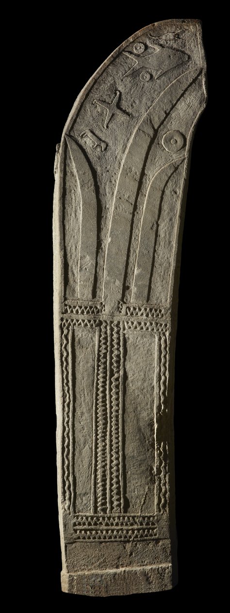 मेमोरियल स्टोन या ग्रेव मार्कर (पेनजी रेटी), c.19वीं सदी (पत्थर) द्वारा इंडोनेशियाई स्कूल