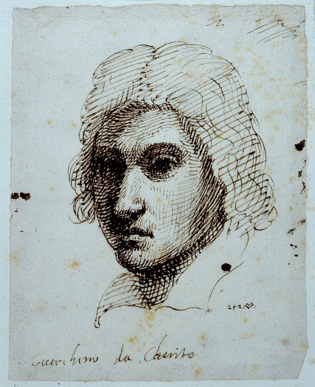 Guercino की ड्राइंग (कागज पर कलम और स्याही) द्वारा Inigo जोन्स