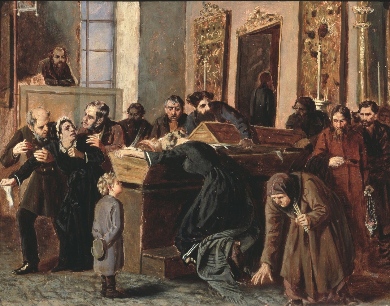 मृतकों को विदाई, 1878 द्वारा Iosif पेट्रोविच Volkov