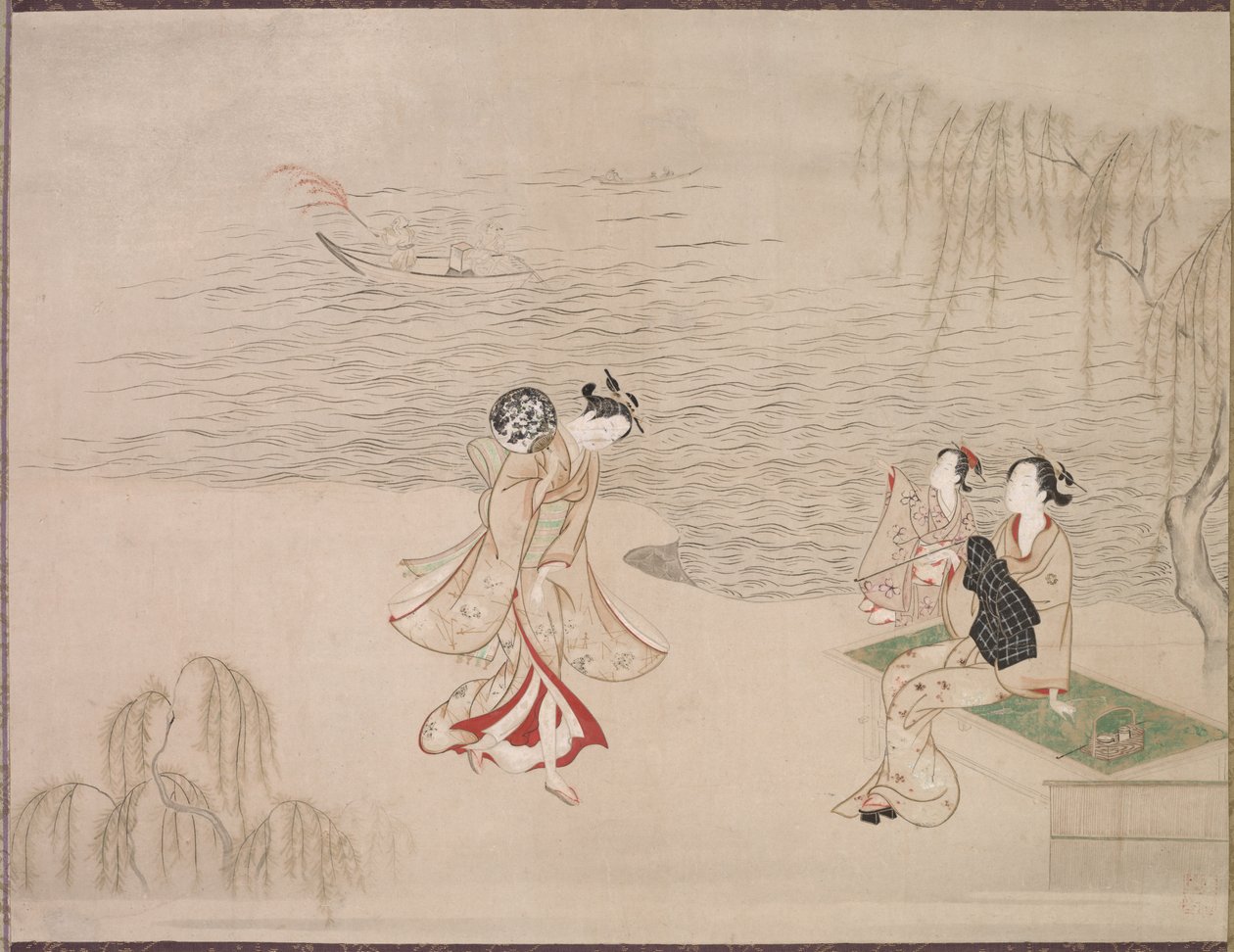 सीहोर में सुंदरियां, सी। 1765-1792। द्वारा इप्पित्सुसाई बंचो