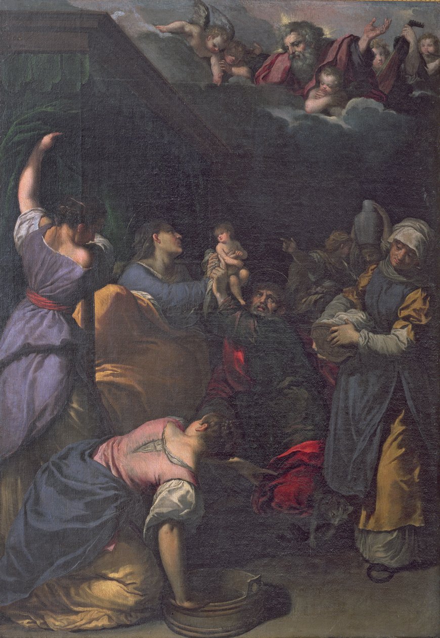1610-15 वर्जिन का जन्म द्वारा Ippolito Scarsella