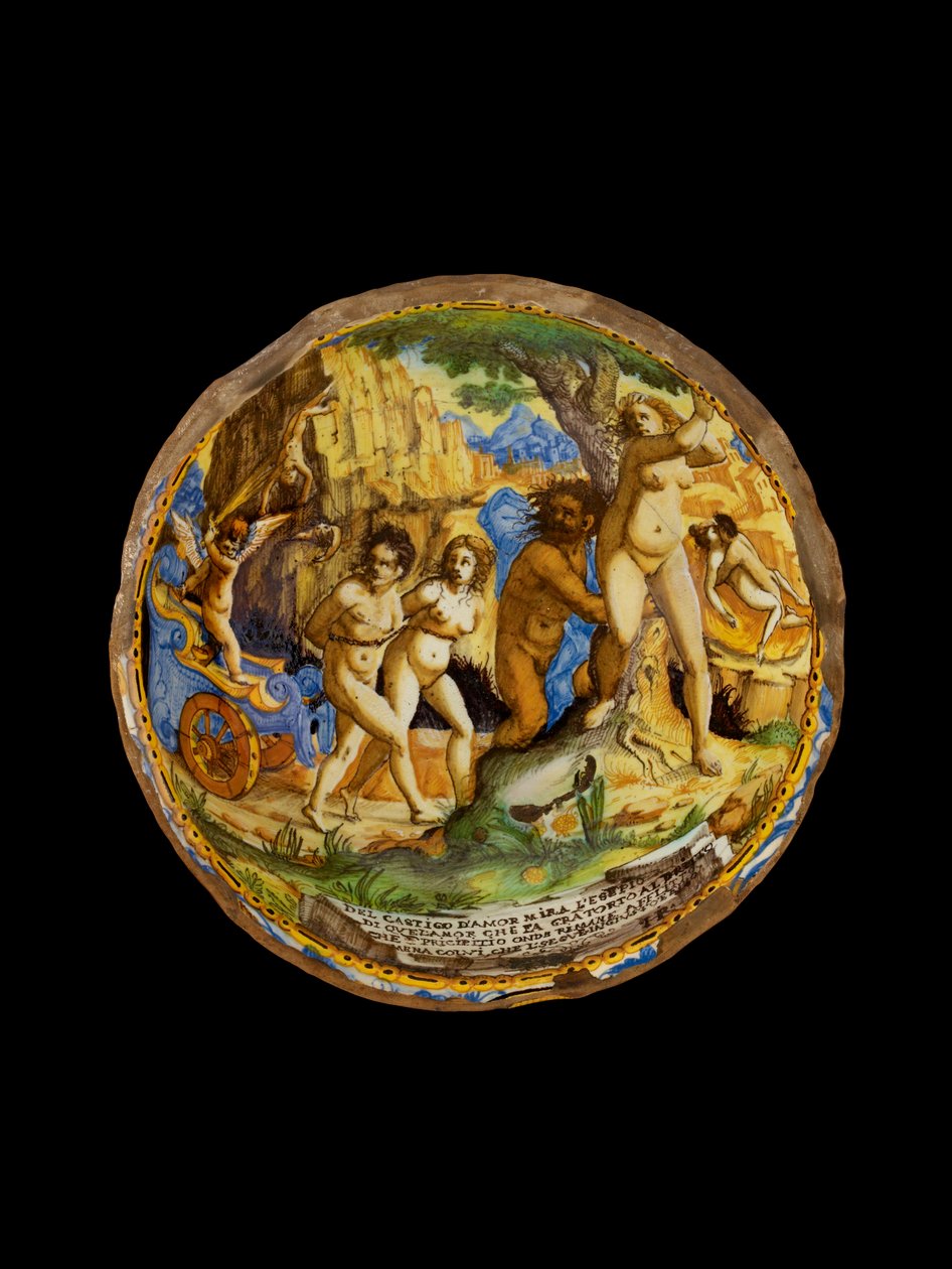 प्यार की सजा के साथ बाउल, c1660-1670 द्वारा इप्पोलिटो रोम्बाल्डोनी