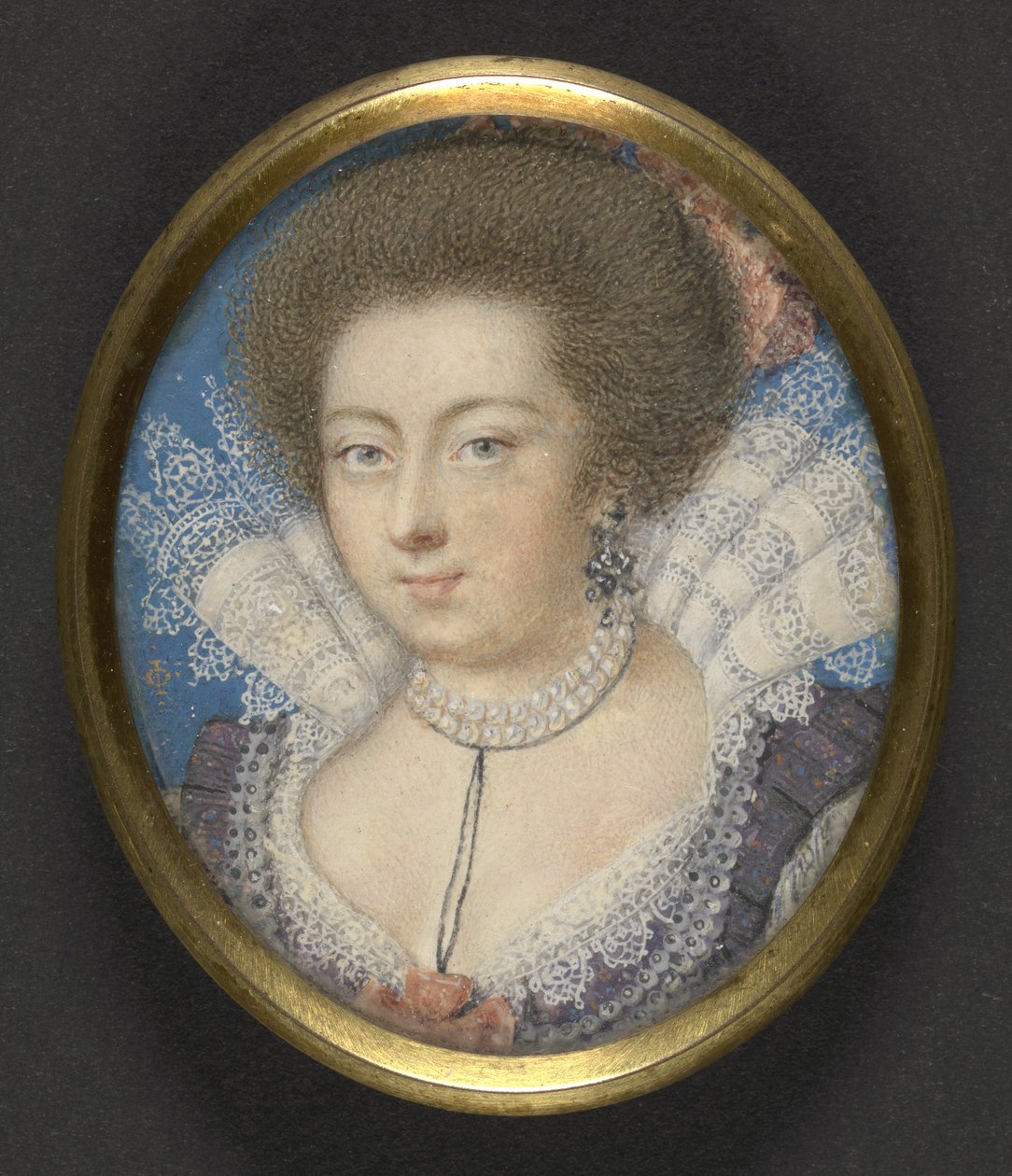 एलिजाबेथ, क्वीन ऑफ बोहेमिया, c.1615 द्वारा इसहाक ओलिवर