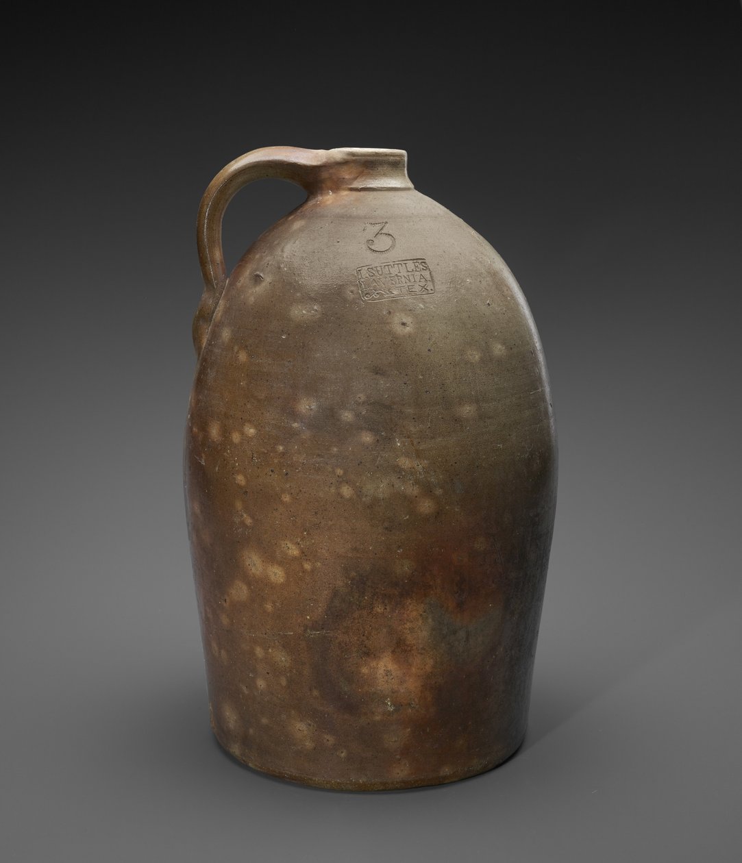 जुग, स। 1873-1882 (नमक-घुटा हुआ स्टोनवेयर) द्वारा आइजैक सॉटल्स पॉटरी