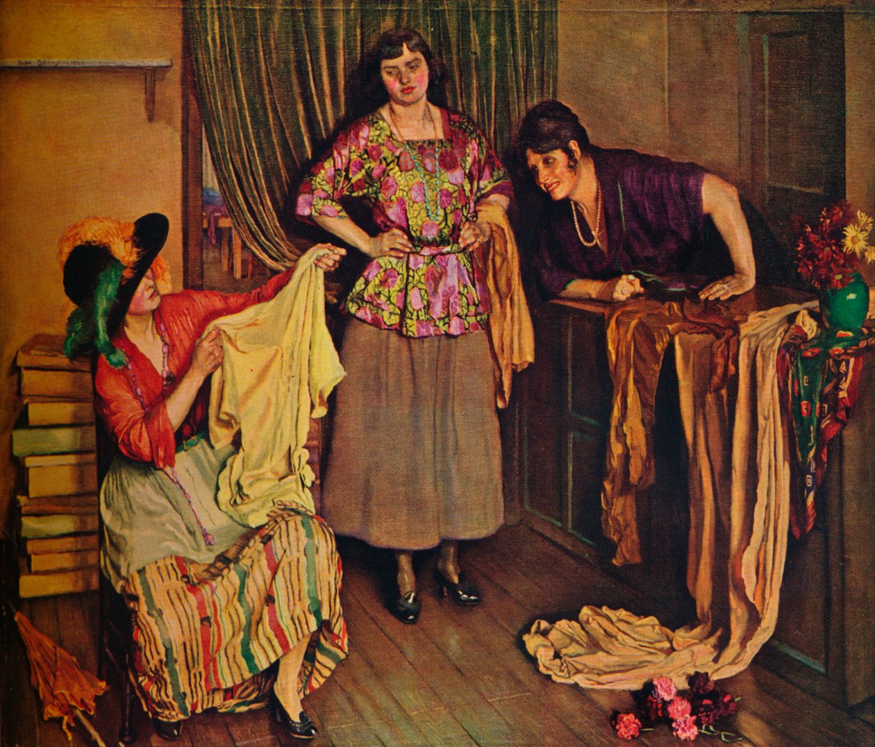 द ब्लाउज़ शॉप, 1925 द्वारा इसाबेल कोडिंगटन