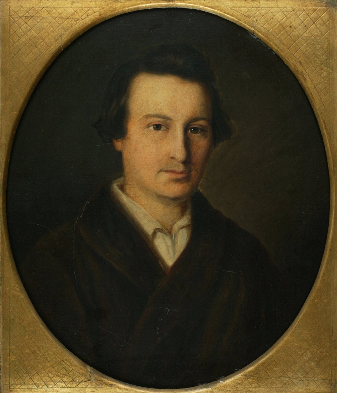 कवि हेनरिक हेन 1797-1856, 1843 का चित्रण द्वारा Isidor पॉपर
