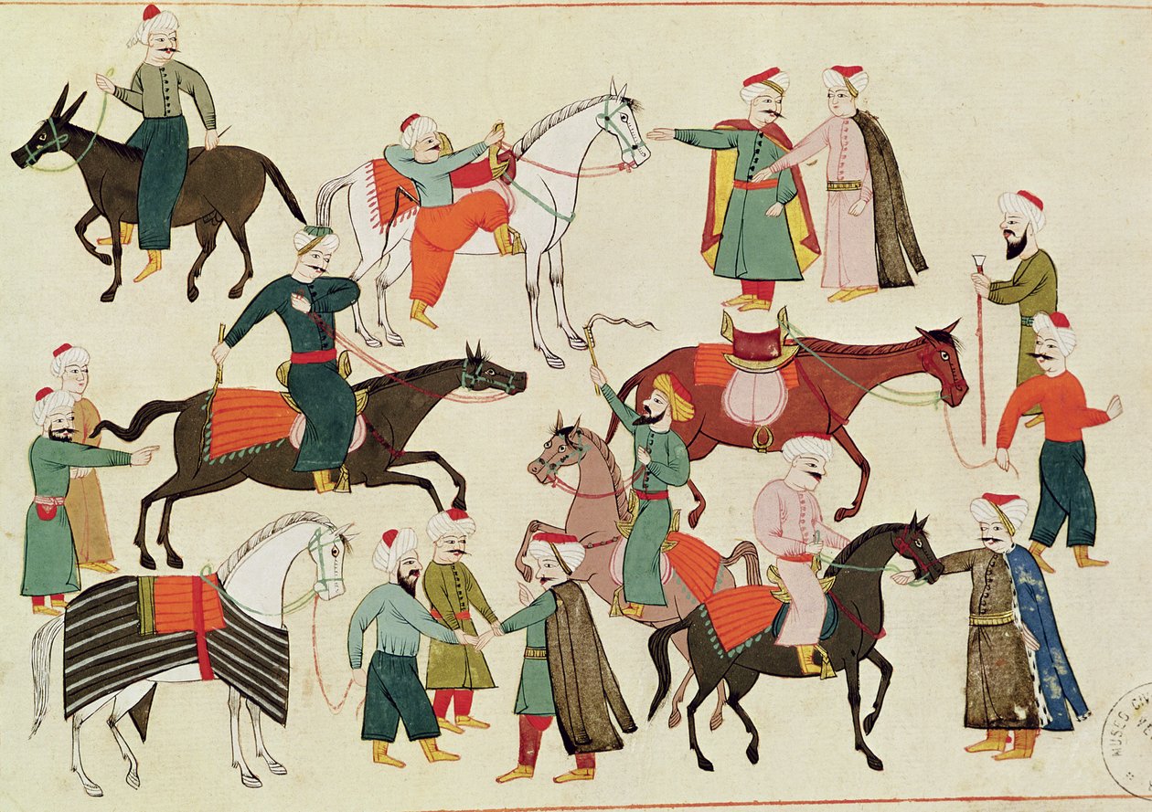 सुश्री 1671 ए हॉर्स मार्केट, c.1580 द्वारा इस्लामी स्कूल