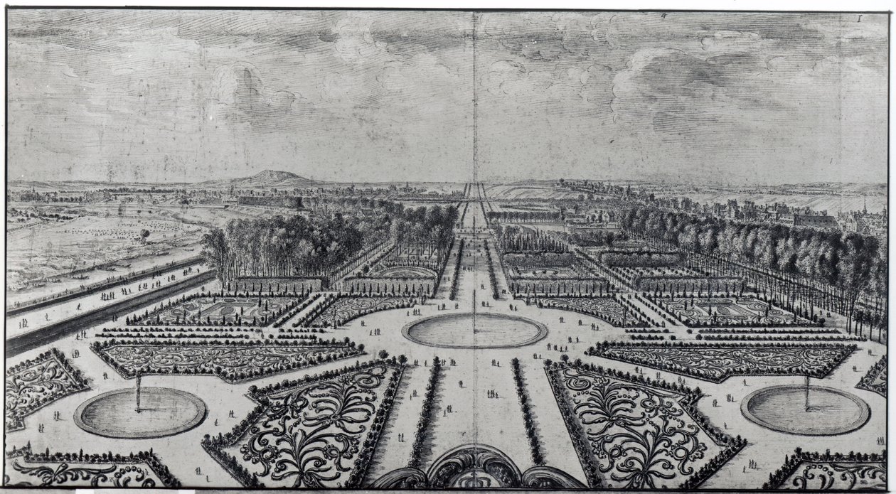 Tuileries गार्डन द्वारा इज़राइल सिल्वेस्ट्रे द यंगर