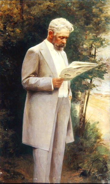 लेखक निकोले जी गारिन (1852-1906) 1905 का चित्र द्वारा इज़राइल अब्रामोविच पास