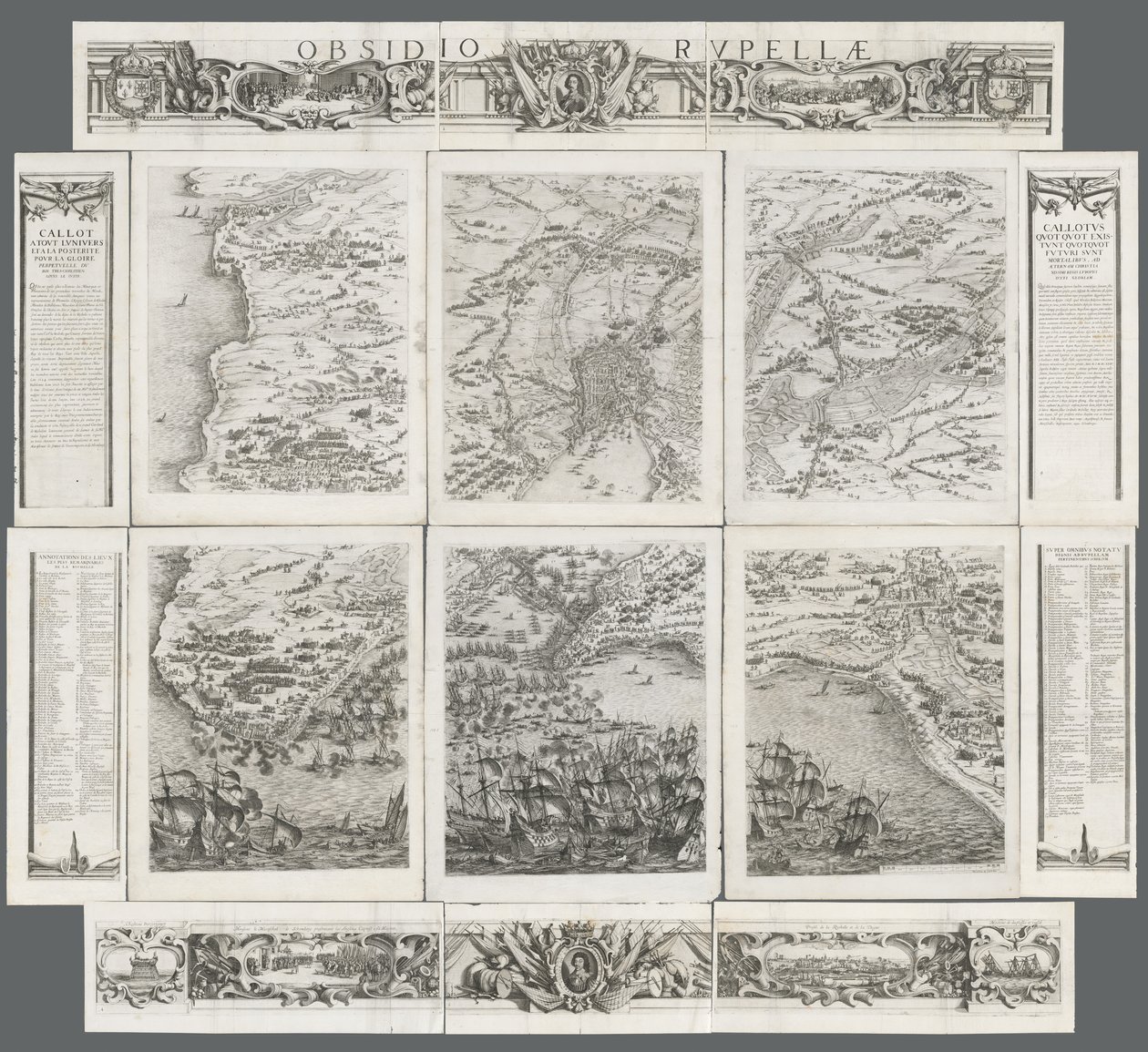 ला रोशेल की विजय, 1628-1630। द्वारा इज़राइल हेनरीएट