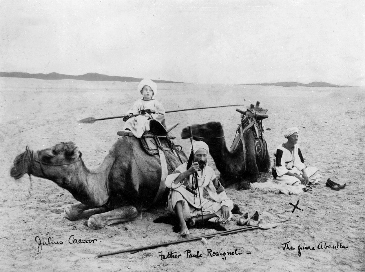 अफ्रीका में पिता पाओलो रोसिग्नोली, c.1885 द्वारा इतालवी फोटोग्राफर