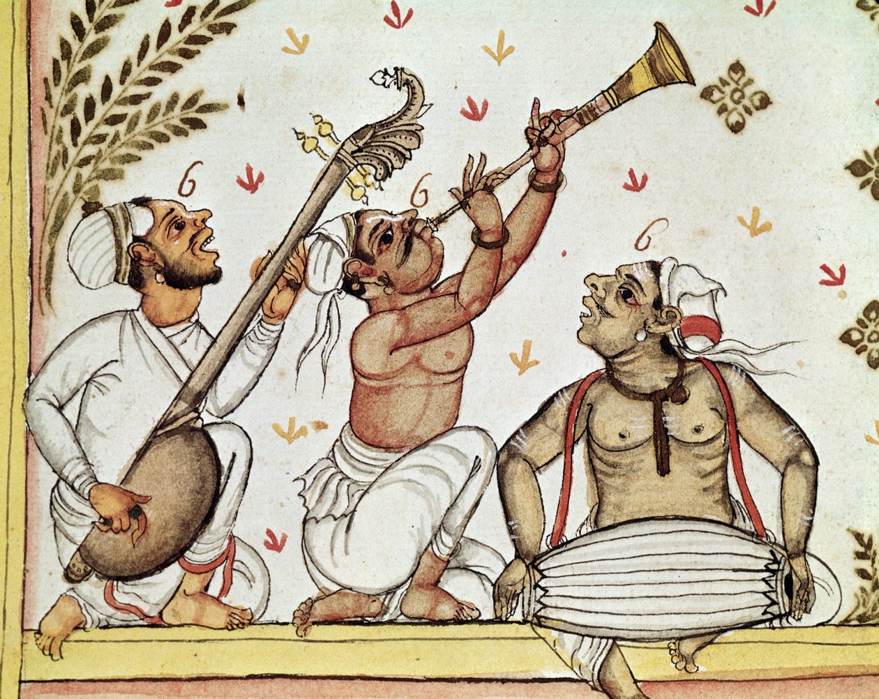 एमएस 8300, भारतीय संगीतकारों का विस्तार, स्टॉरिया से मोगर; या, निकोलो मनुची द्वारा मोगुल इंडिया 1653-1708, स्टेफानो निविबस कार्डेइरा, वेनिस, 1731 द्वारा अनुवादित द्वारा इतालवी स्कूल