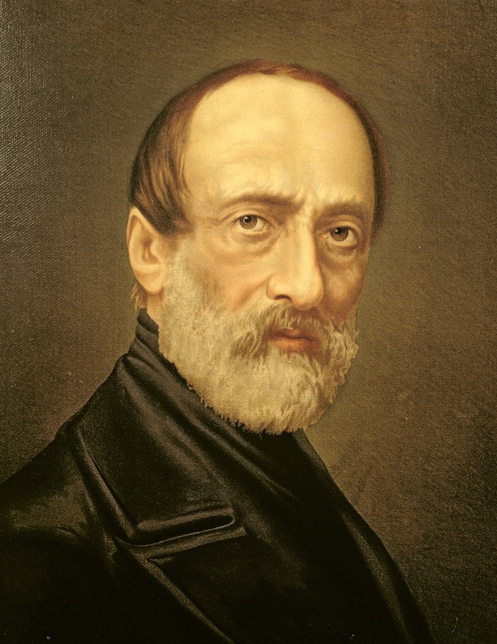 Giuseppe Mazzini का पोर्ट्रेट द्वारा इतालवी स्कूल
