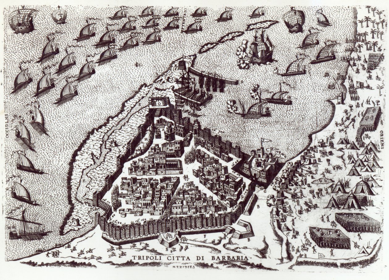त्रिपोली, c.1550 | द्वारा इतालवी स्कूल