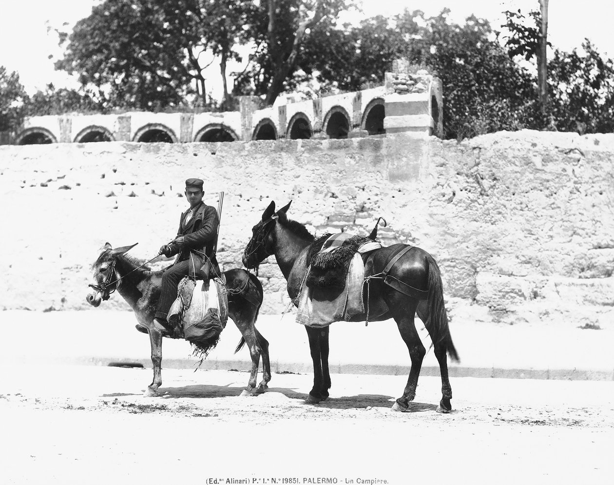 कैंपियर, पलेर्मो में, c.1920 द्वारा इतालवी फोटोग्राफर