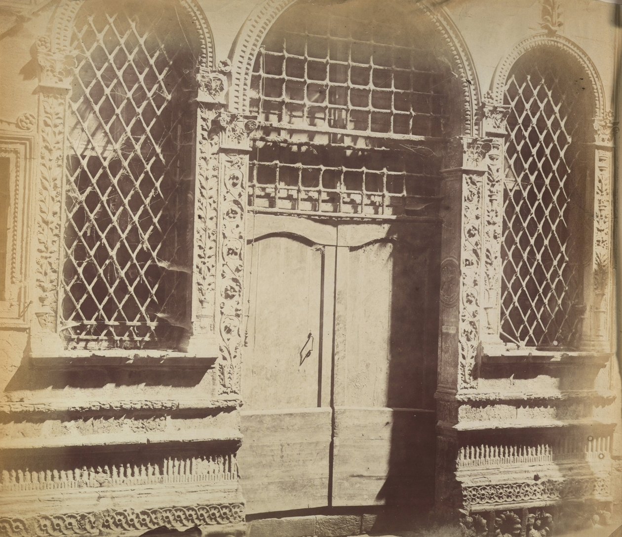 पलाज़ो गिज़ेट्टी, वेनिस, c.1865 द्वारा इतालवी फोटोग्राफर