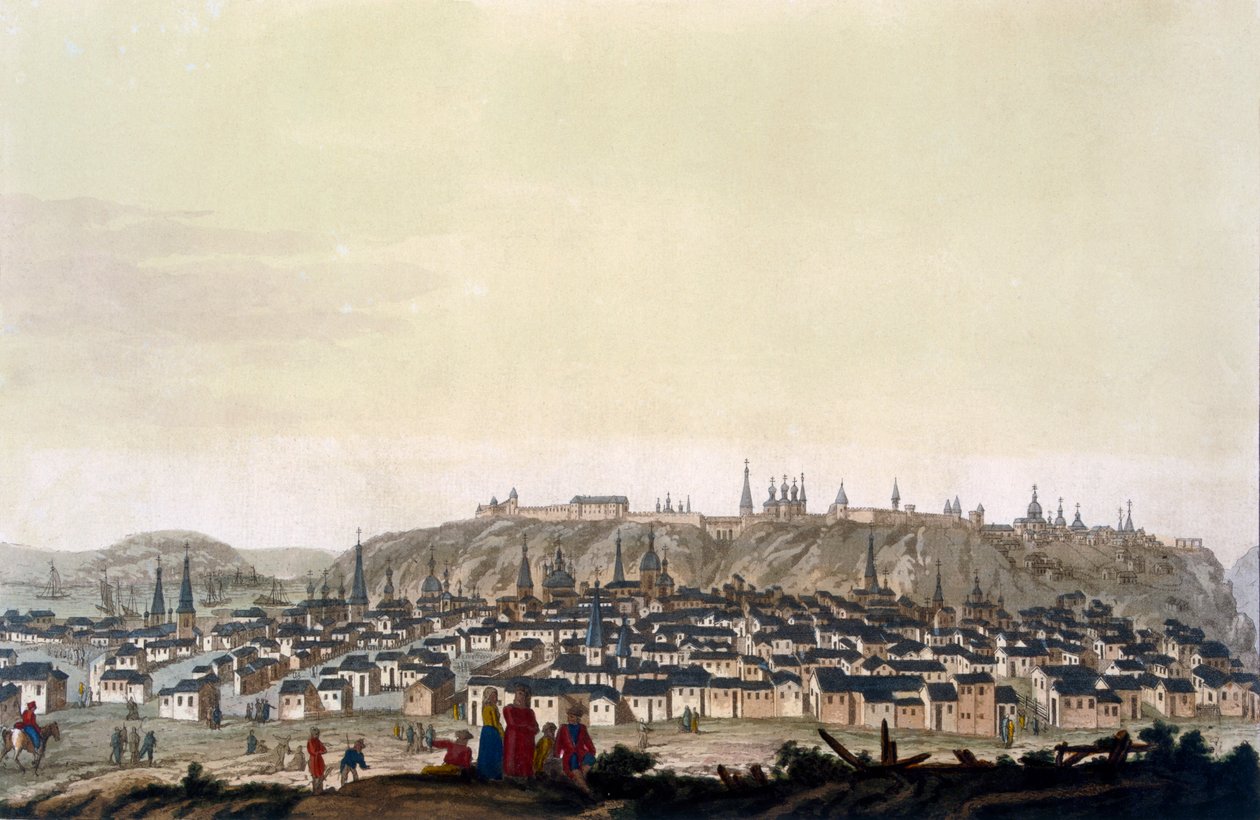टोबोल्स्क शहर, रूस, c.1820s-30 द्वारा इतालवी स्कूल