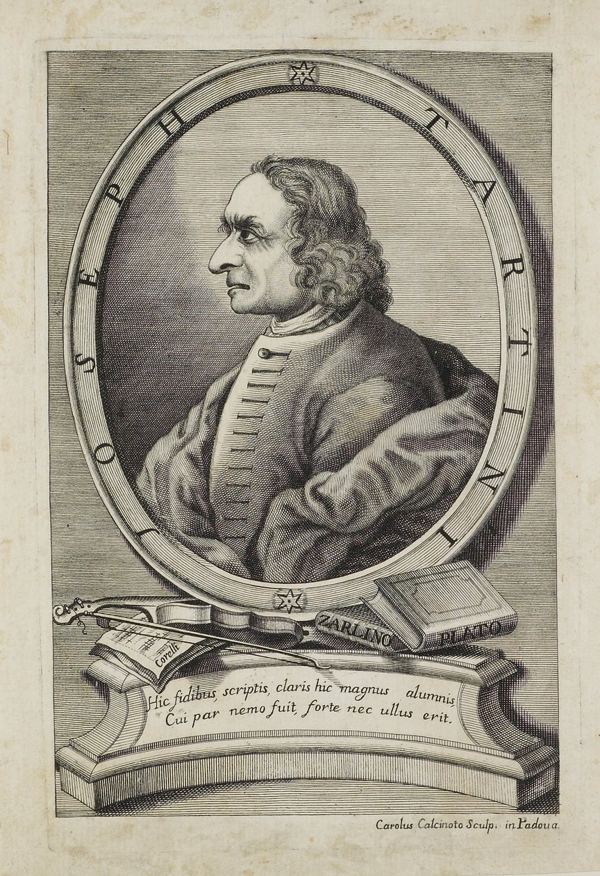 जोसेफ़ टारटिनी, कार्लो कैलकिन्टो द्वारा उत्कीर्ण (fl.1763), c.1763 द्वारा इतालवी स्कूल