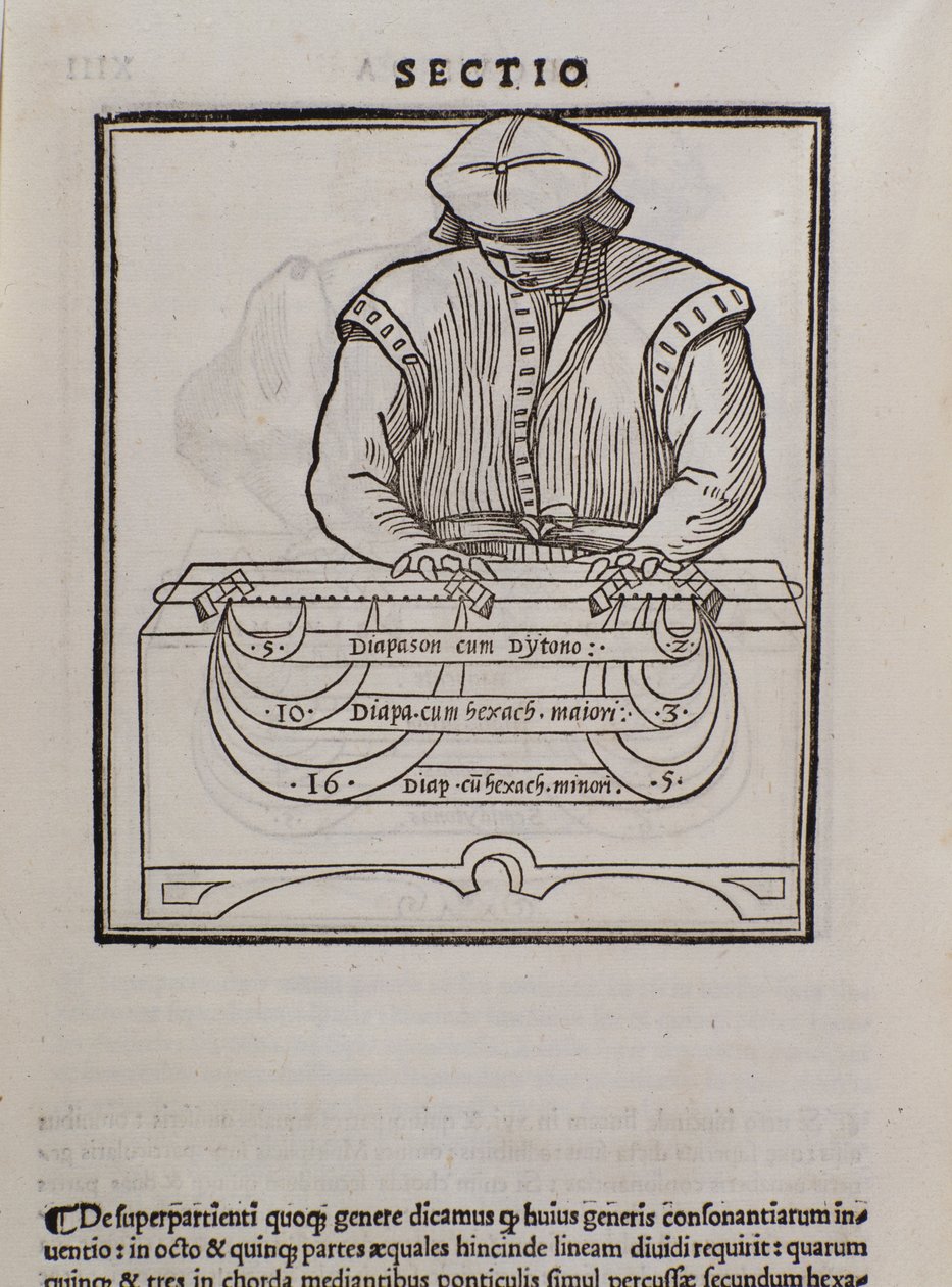 लॉडोविको फोगलियानी द्वारा सैद्धांतिक संगीत का पृष्ठ (1475; -1542) (या लुडोविको फोलियानी) सिद्धांतवादी संगीत द्वारा इतालवी स्कूल