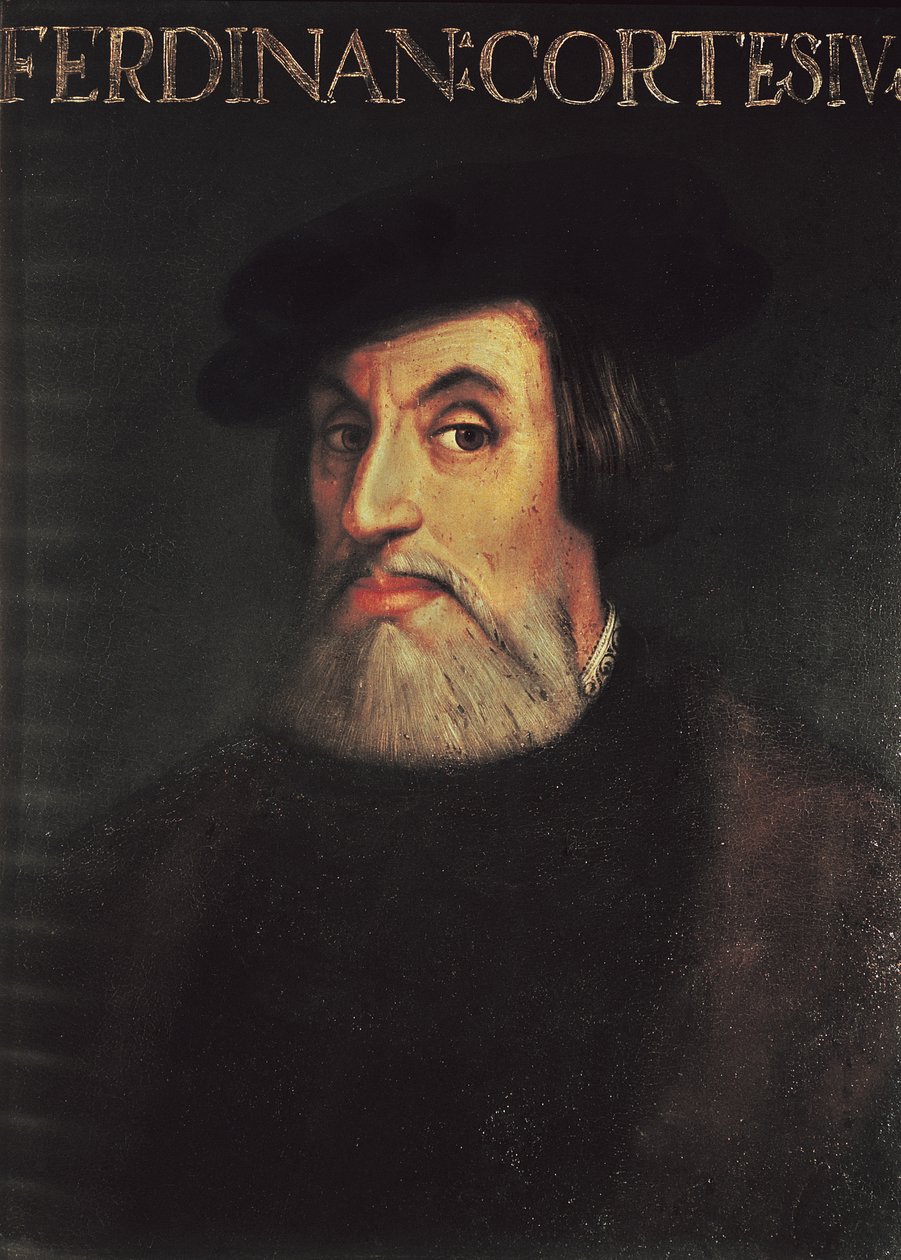 हर्नांडो कोर्टेस का पोर्ट्रेट (1485-1547) द्वारा इतालवी स्कूल