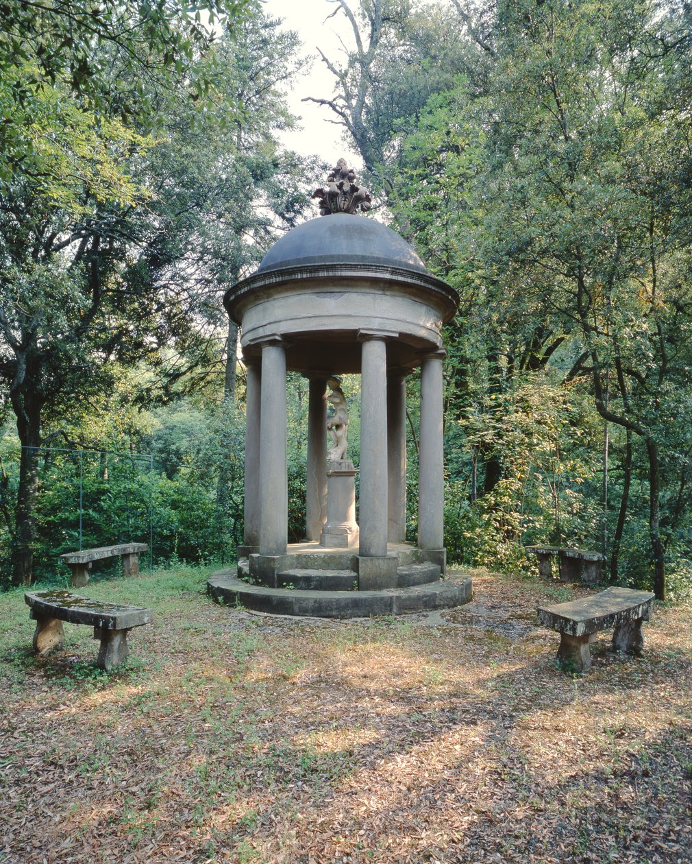 वीनस की प्रतिमा वाला मंदिर, Villa di Celle द्वारा इतालवी स्कूल