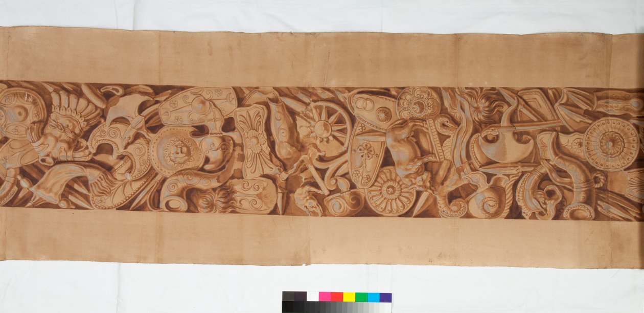 एंटीक के बाद तीन चित्र, c.1750 द्वारा इतालवी स्कूल