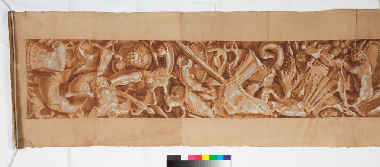 एंटीक के बाद तीन चित्र, c.1750 द्वारा इतालवी स्कूल