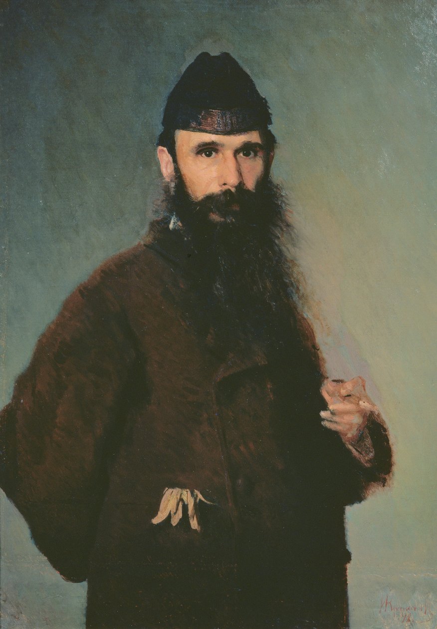 अलेक्जेंडर Litovtchenko का पोर्ट्रेट (1835-90), 1878 द्वारा इवान निकोलाइविच क्राम्स्कोय