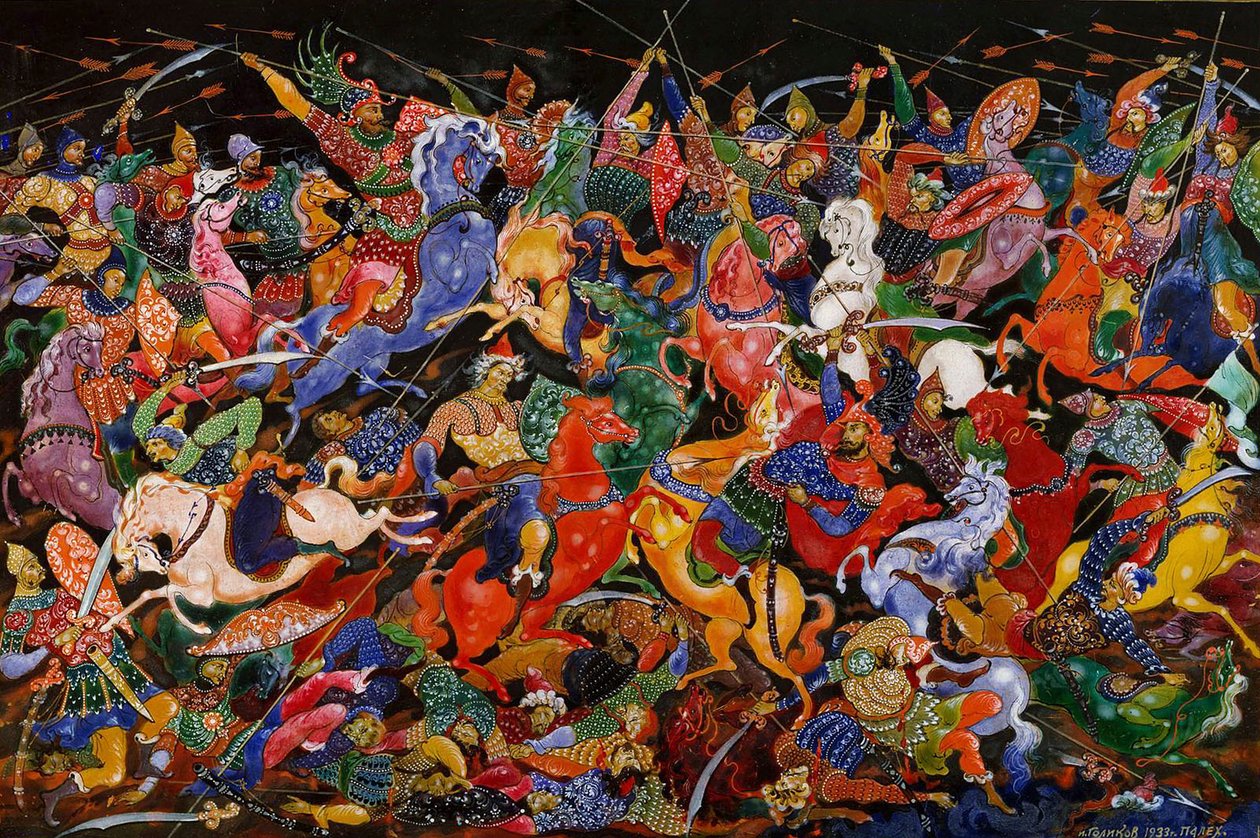 लड़ाई, 1932-1933। द्वारा इवान इवानोविच गोलिकोव