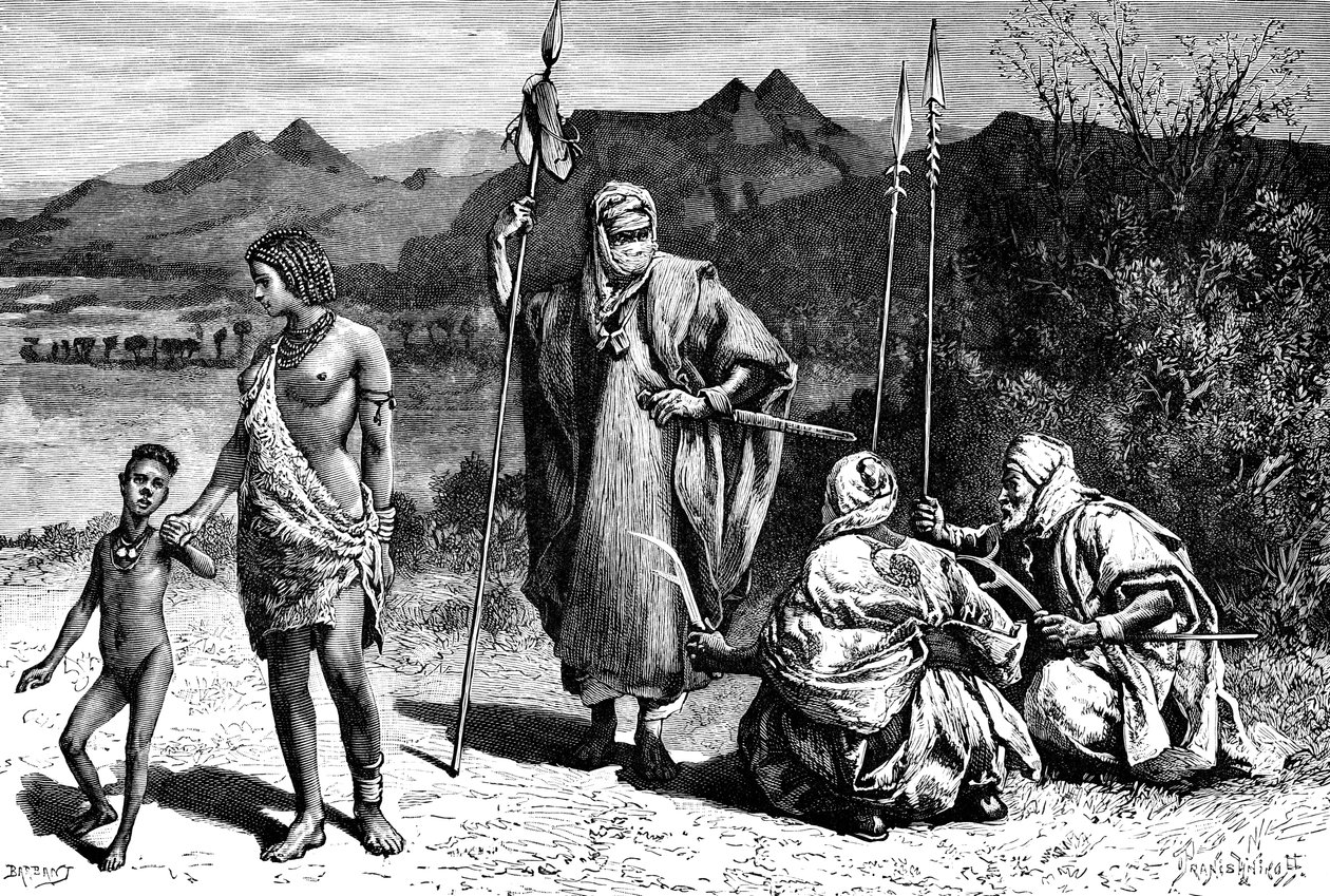 तिब्बत का एक समूह, उत्तरी अफ्रीका, 1895। द्वारा इवान प्राणिशनिकॉफ़