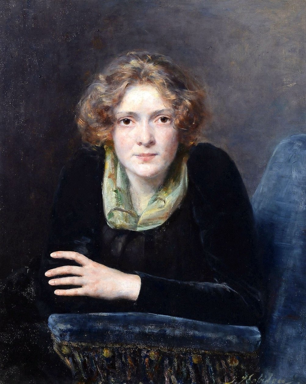 Parizanka Girl in the backrestMagyar: Krosszekben ulo non द्वारा इवाना कोबिल्का