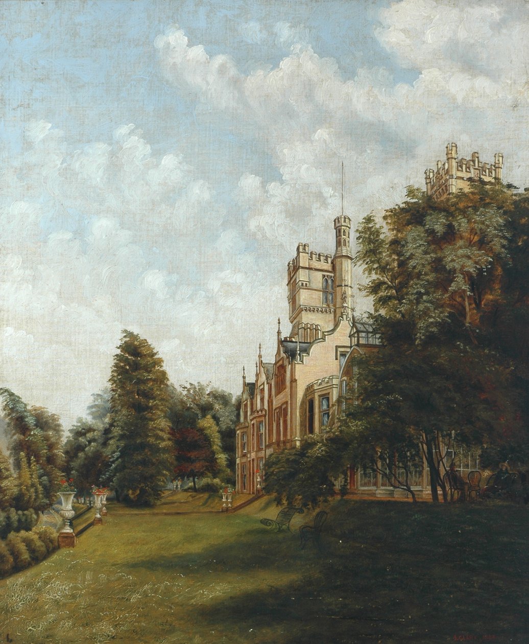 क्लिफ कैसल, 1883 द्वारा जे। क्लार्क