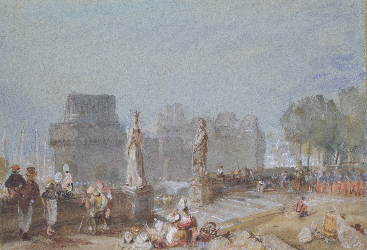 नैनटेस का महल, c1830 द्वारा जोसेफ मैलॉर्ड विलियम टर्नर