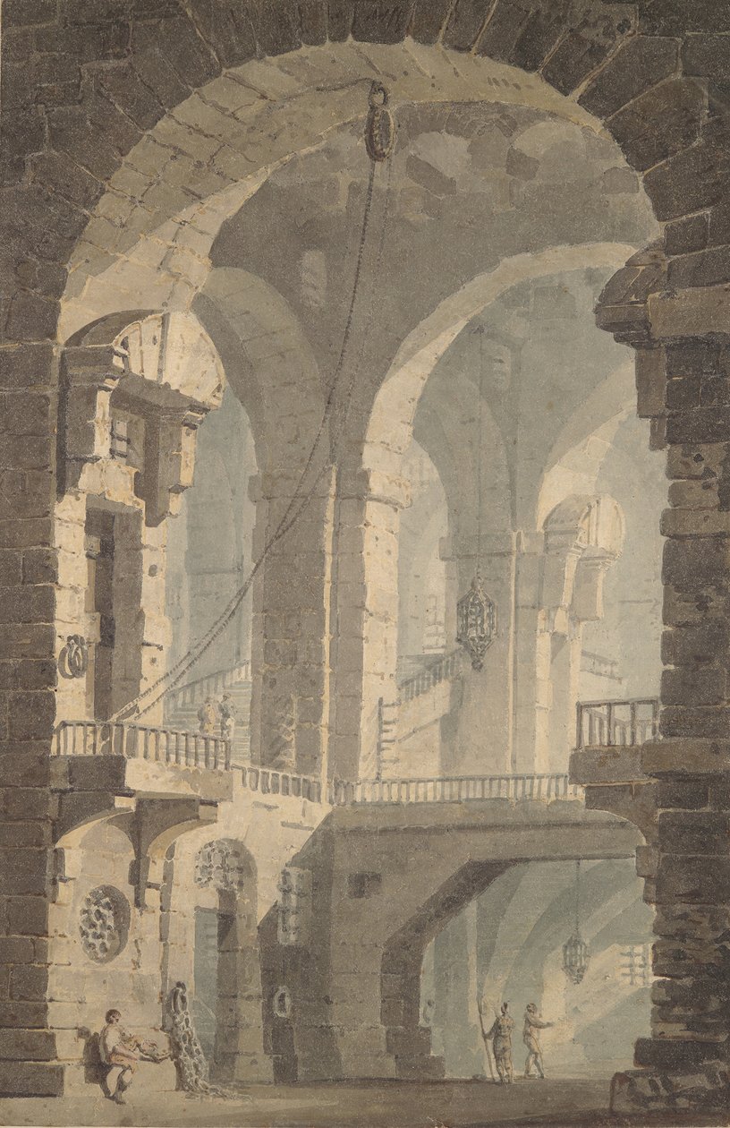 डार्क जेल डार्क जेल, 1790-99। द्वारा जोसेफ मैलॉर्ड विलियम टर्नर