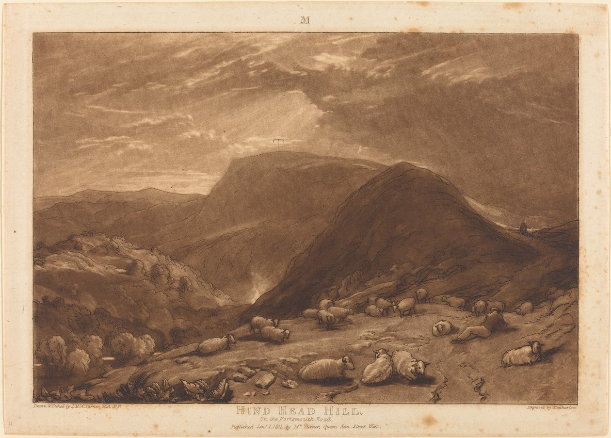 हिंद हेड हिल, 1811 प्रकाशित। द्वारा जोसेफ मैलॉर्ड विलियम टर्नर