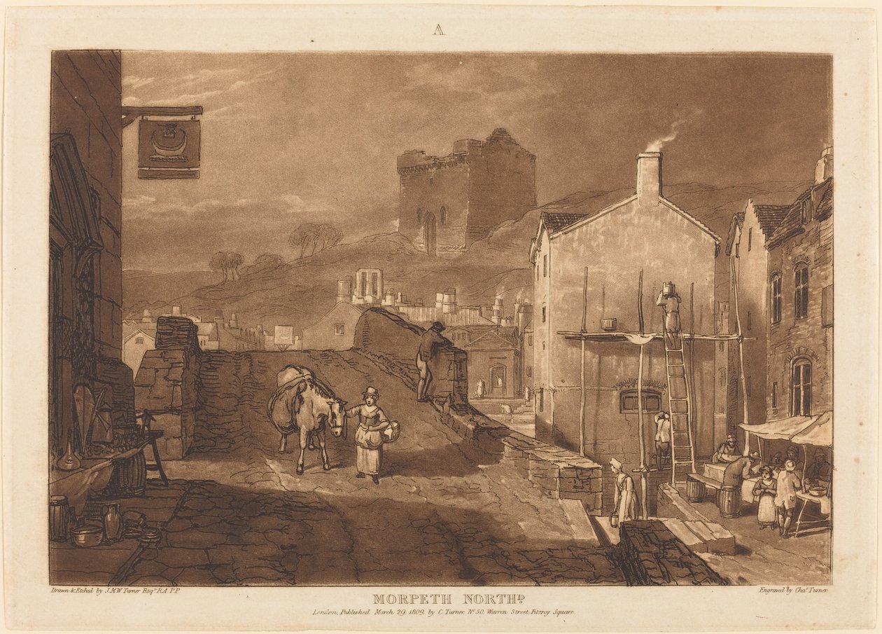 मोरपेथ, 1809 प्रकाशित। द्वारा जोसेफ मैलॉर्ड विलियम टर्नर