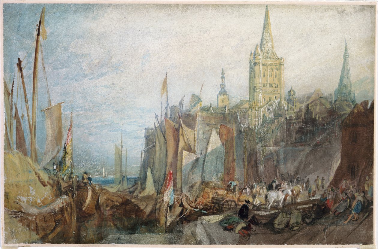 'राइन गेट, कोलोन', 1819 द्वारा जोसेफ मैलॉर्ड विलियम टर्नर