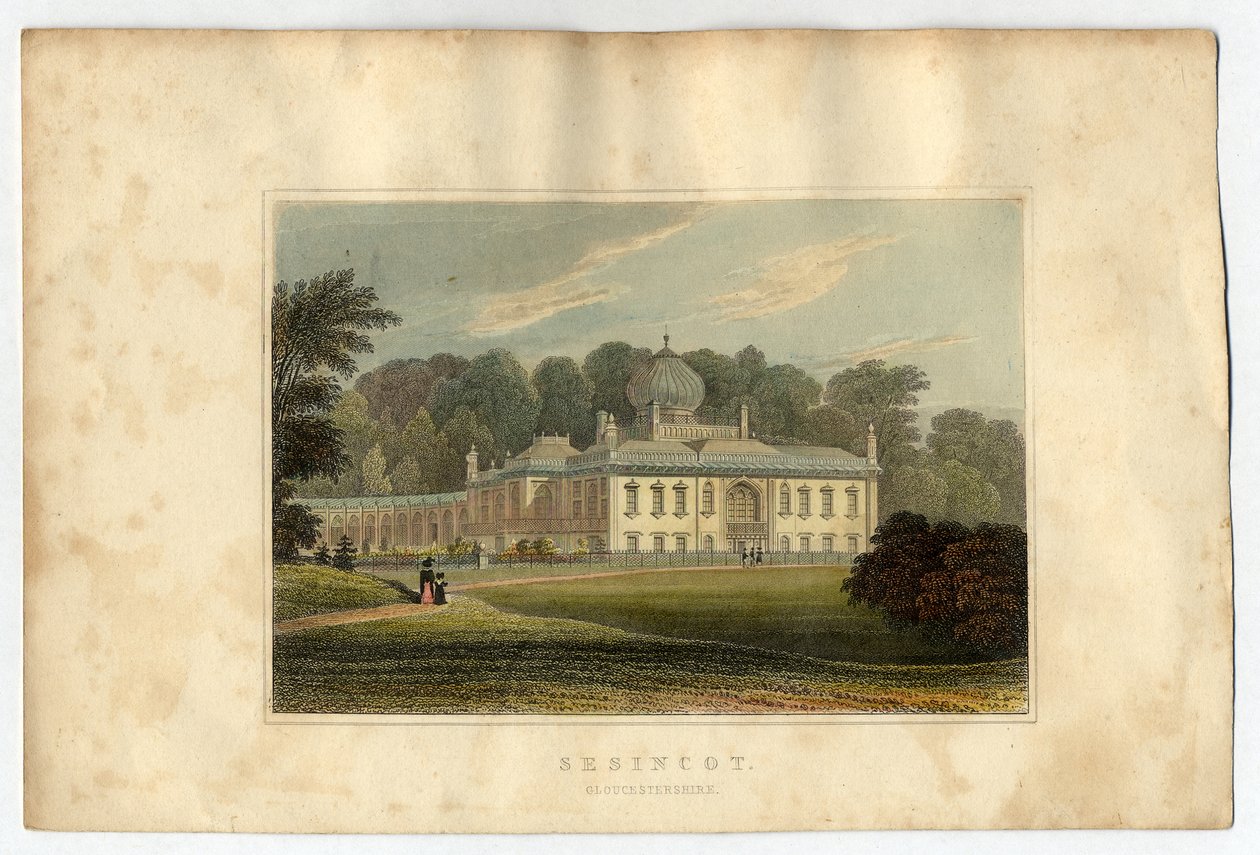 सीज़िनोट हाउस, ग्लूसेस्टर, 1823 द्वारा जेपी निले