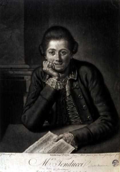 जॉन फिनलेसन द्वारा उकेरी गई मिस्टर तेन्दुची (1730-76) द्वारा जे. (बाद में) ब्रुसेट