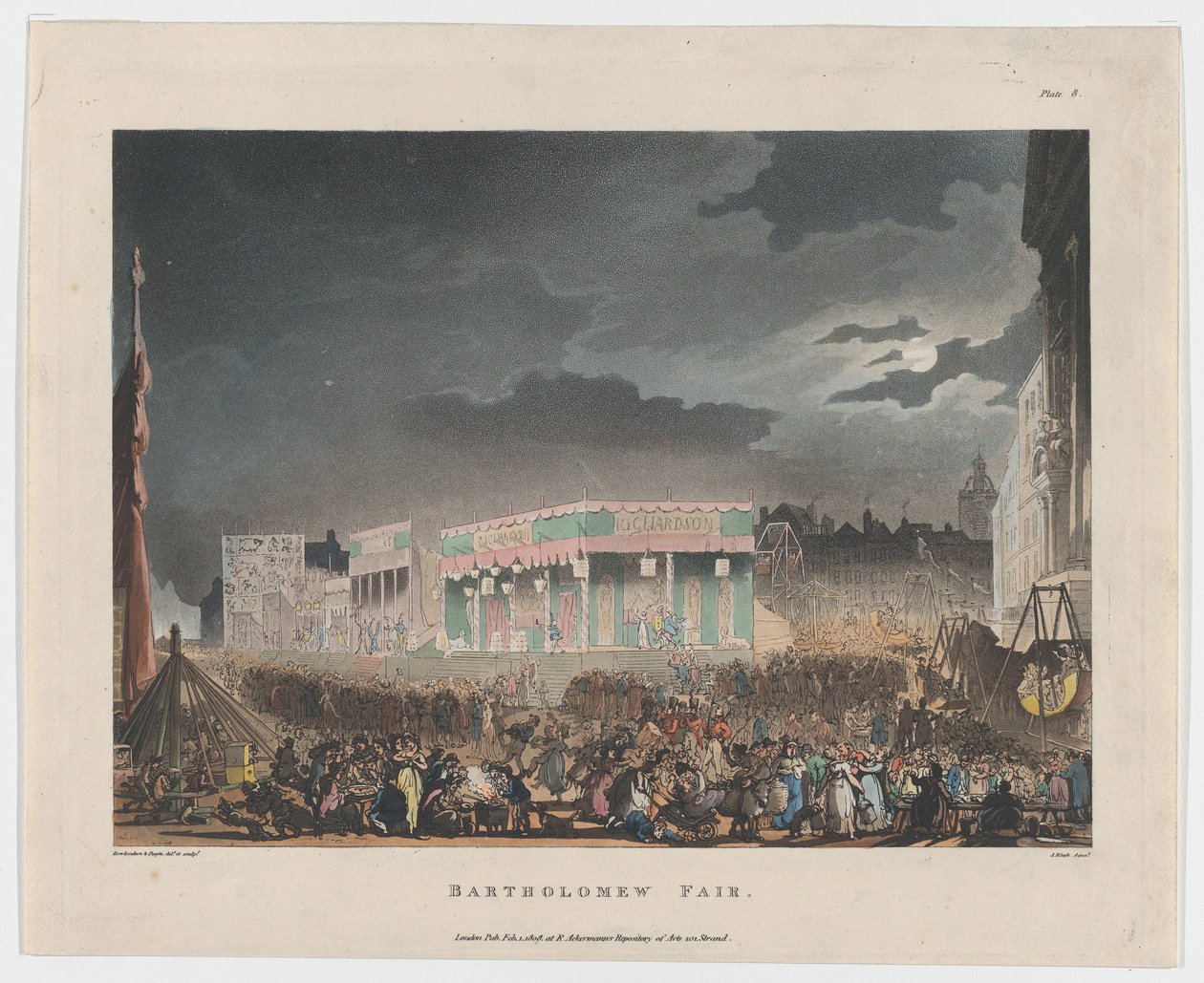 बर्थोलोमेव मेला, 1 फरवरी, 1808।, 1 फरवरी, 1808। द्वारा जे. ब्लुक
