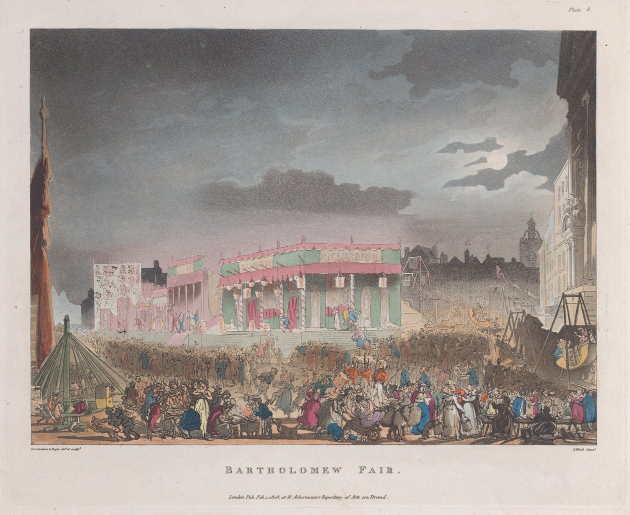 बर्थोलोमेव मेला, 1 फरवरी, 1808।, 1 फरवरी, 1808। द्वारा जे. ब्लुक