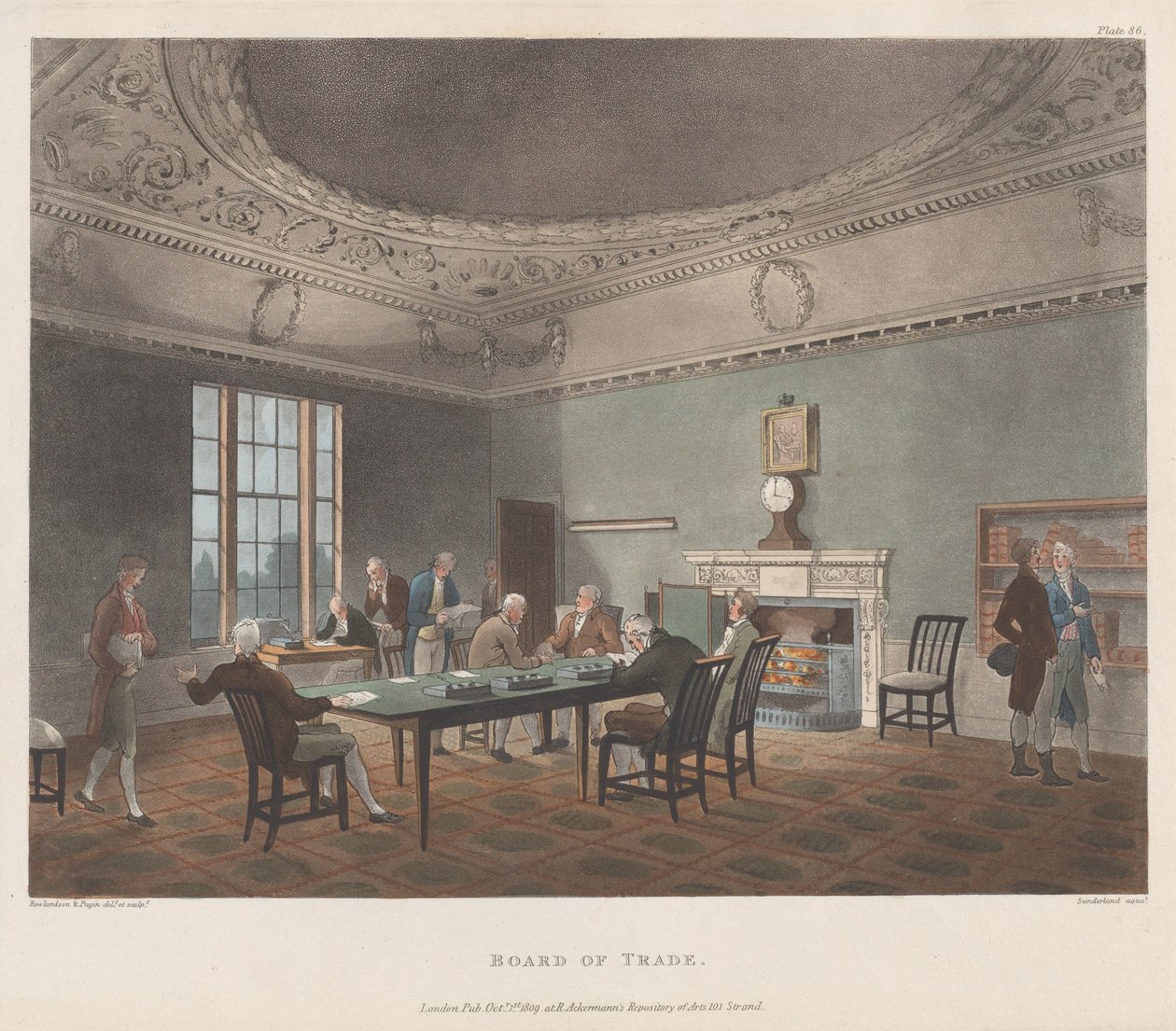 व्यापार मंडल, 1 अक्टूबर, 1809।, 1 अक्टूबर, 1809। द्वारा जे. ब्लुक