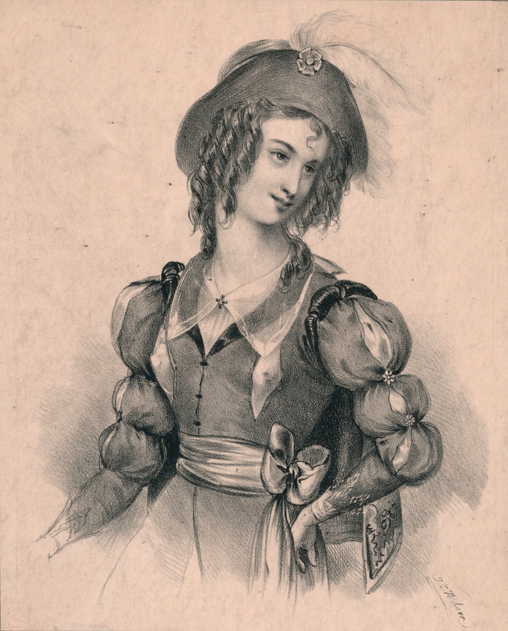 रोजालिंड, c1830s। द्वारा जेसी विल्सन