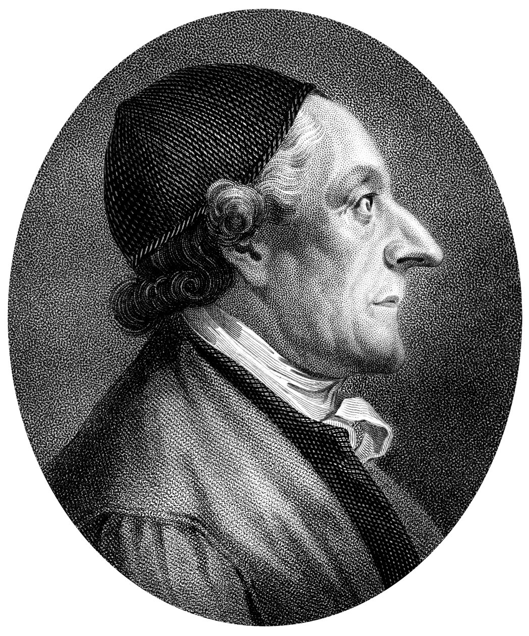 जोहान कास्पर लैवाटर, स्विस फिजियोमोनोमिस्ट और धर्मशास्त्री, 1813। द्वारा जे। चैपमैन